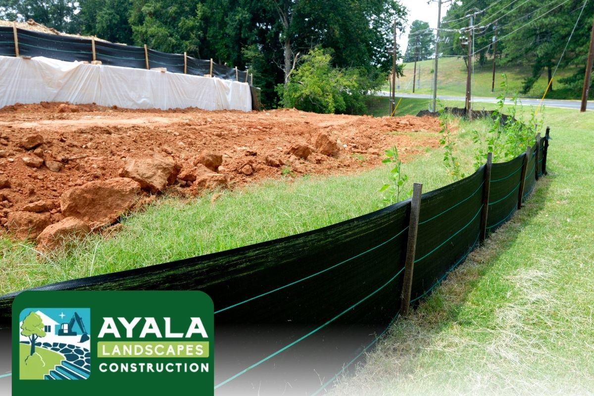 Retaining wall preventing soil erosion in Spanaway