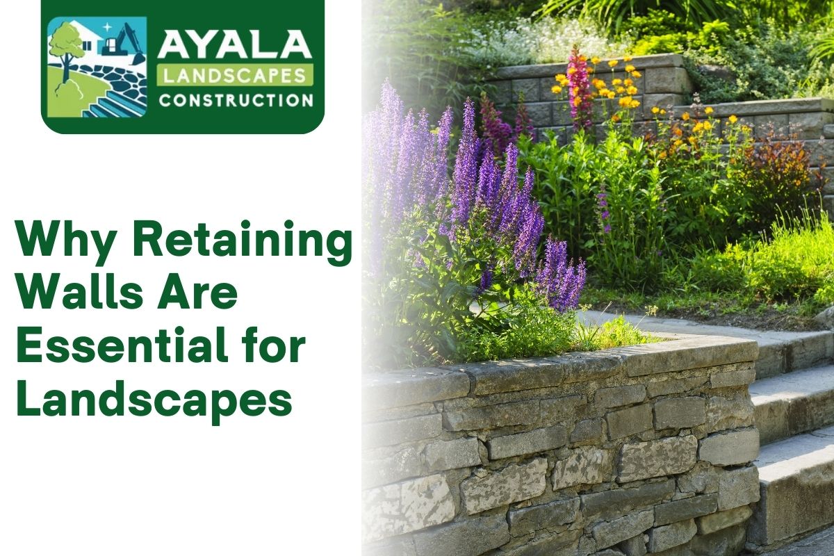 Benefits of retaining walls for landscape enhancement