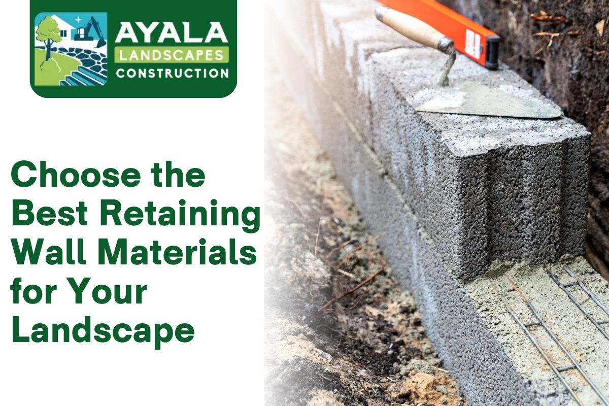 Retaining Wall Materials