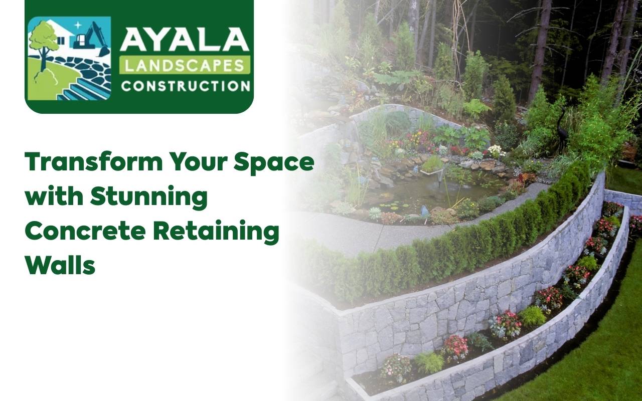 Practical benefits of concrete retaining walls for erosion and slope stabilization