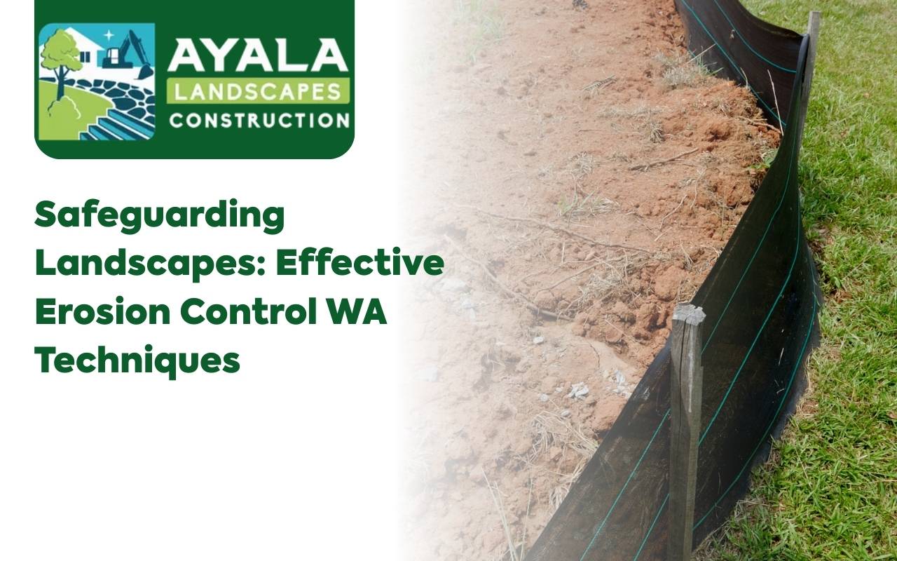 Natural barriers enhancing erosion control WA effectiveness