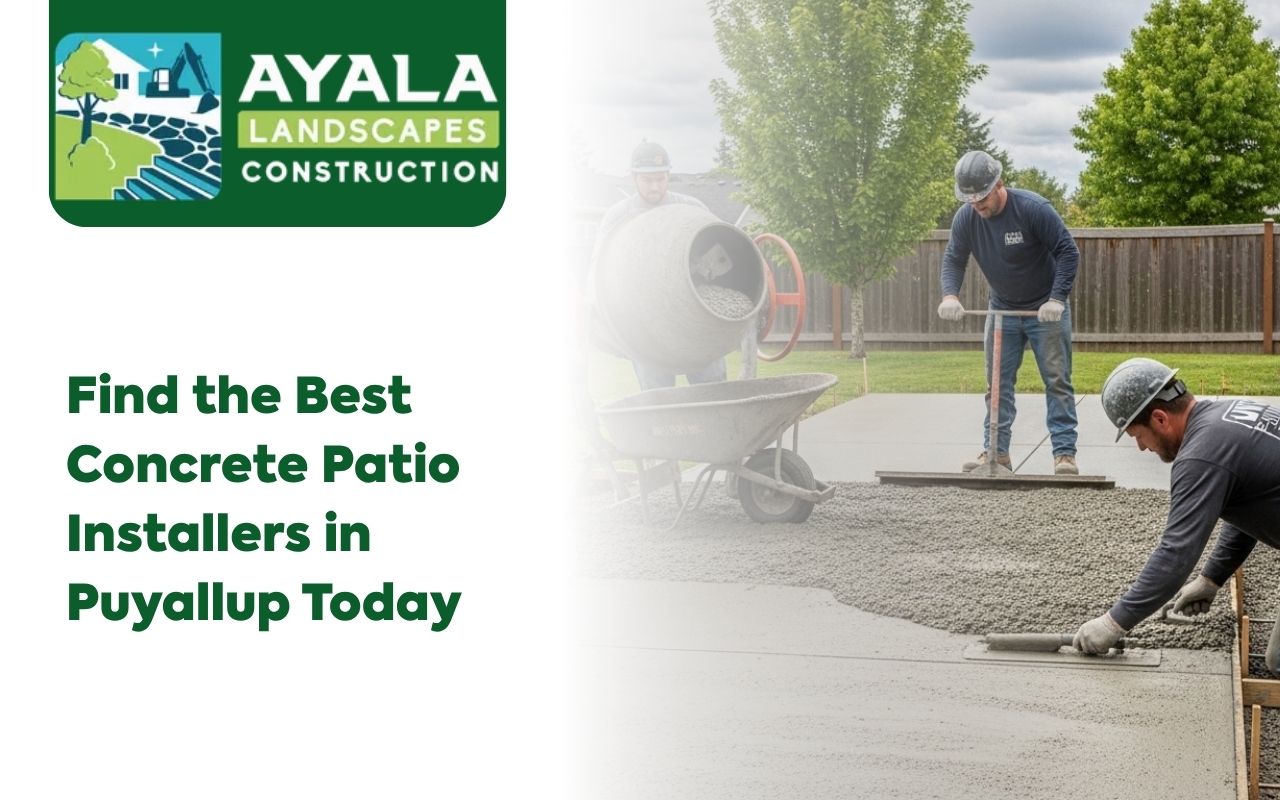 Step-by-step guide showing how to seal concrete patio in Spanaway