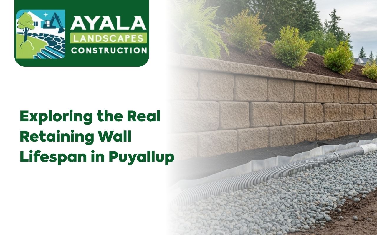 Drainage system that supports retaining wall lifespan in Puyallup