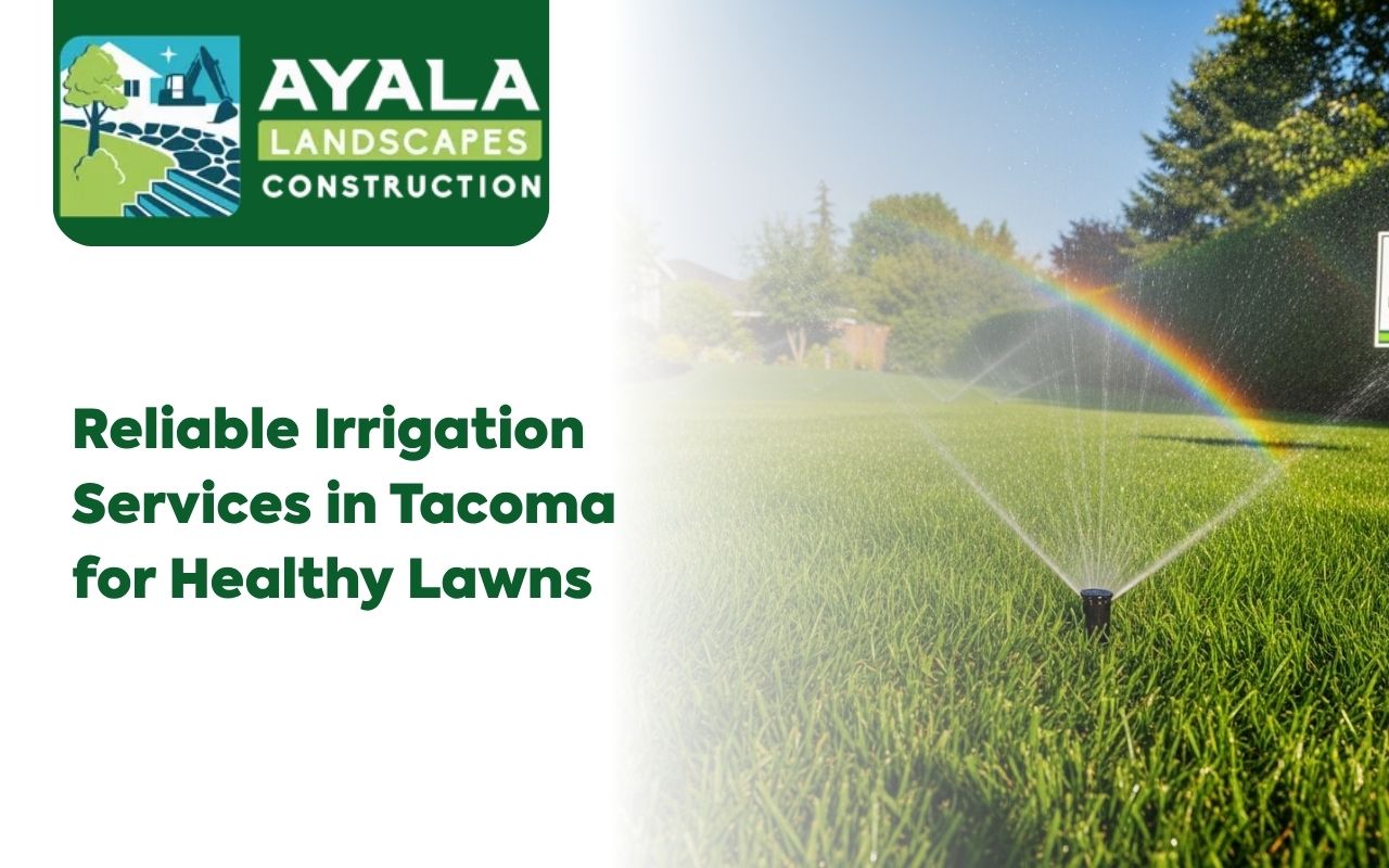 Irrigation services in Tacoma for a healthy green lawn