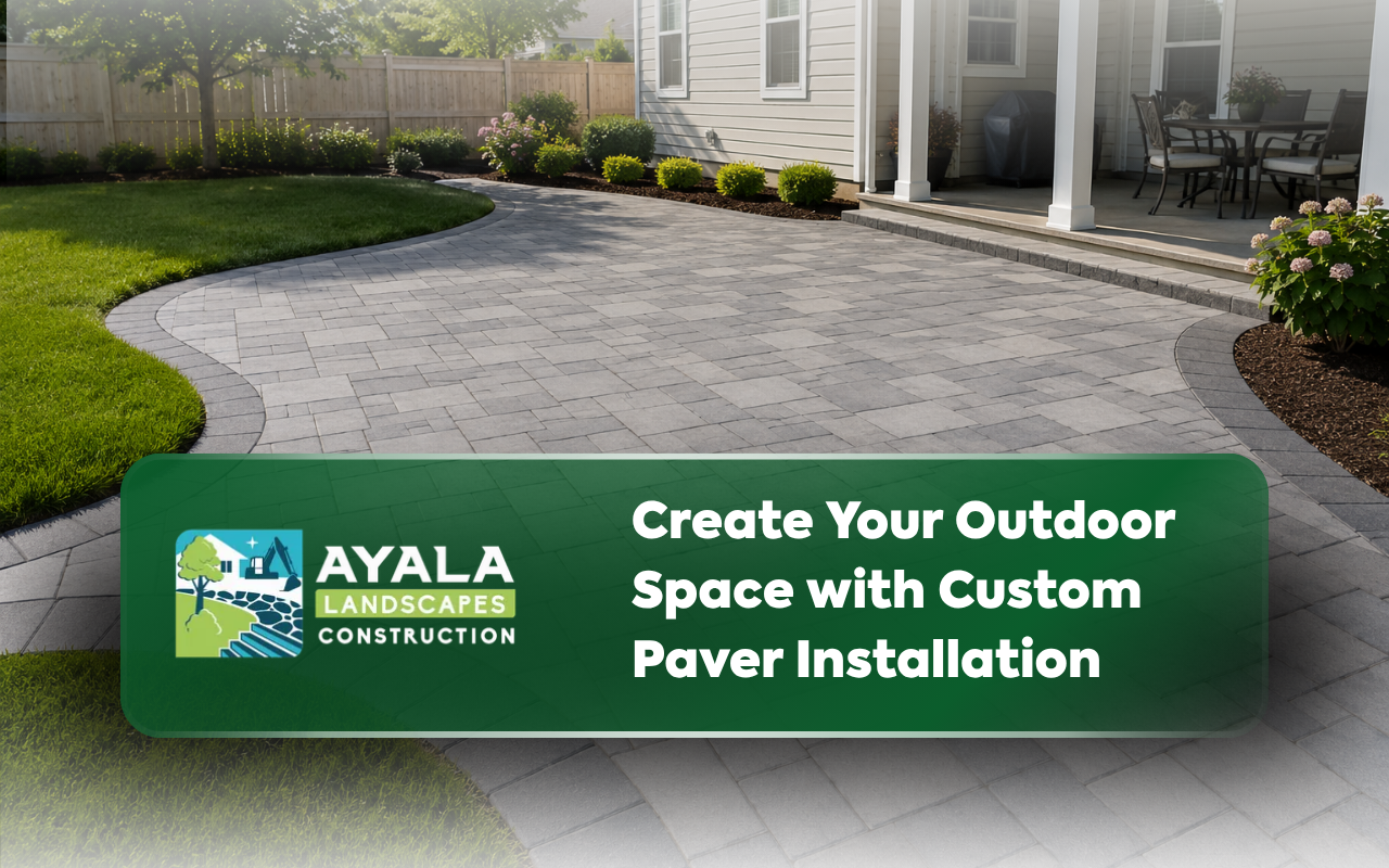 Custom paver installation creating a polished outdoor space in Spanaway