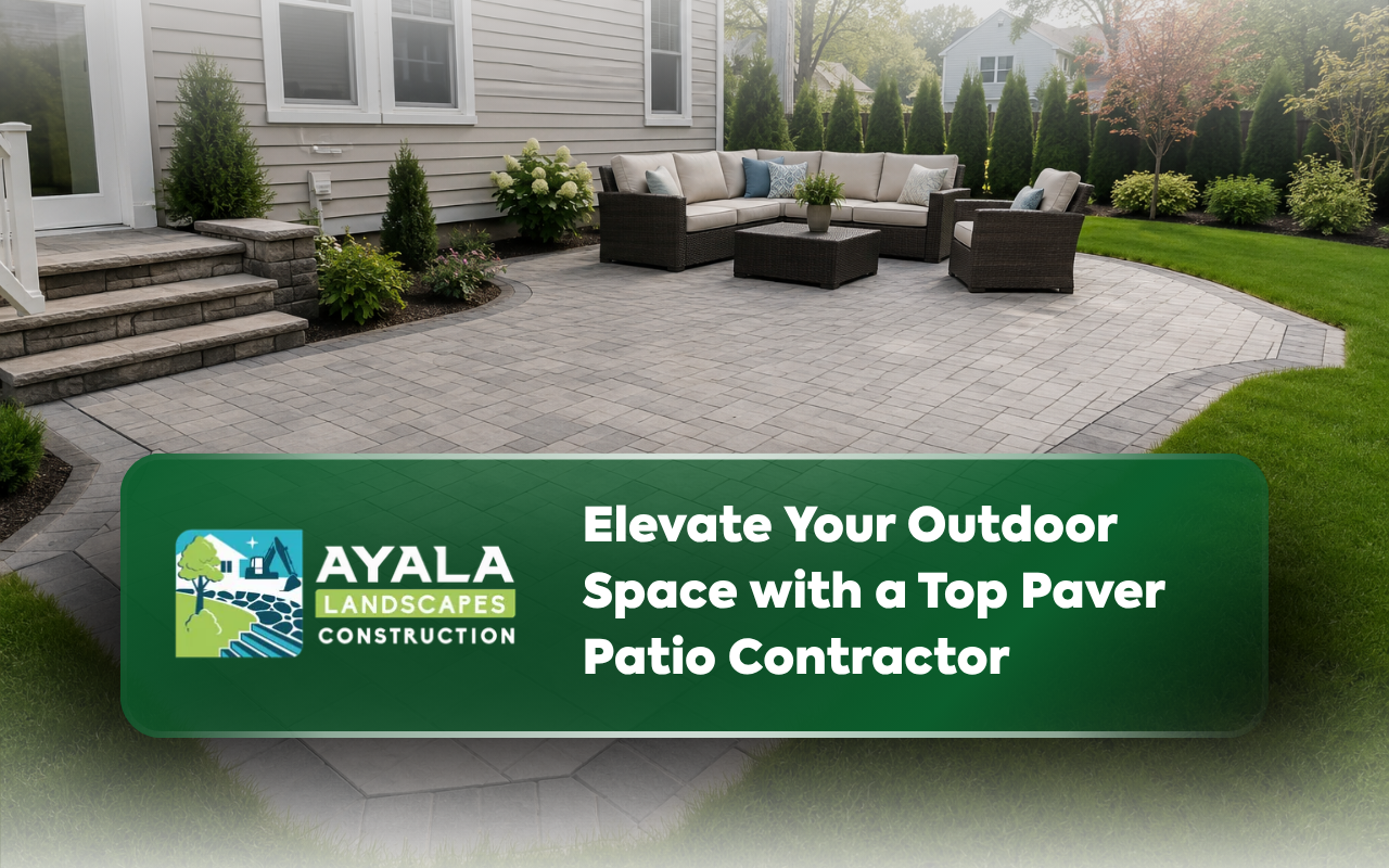 Custom paver patio design for a comfortable backyard seating area